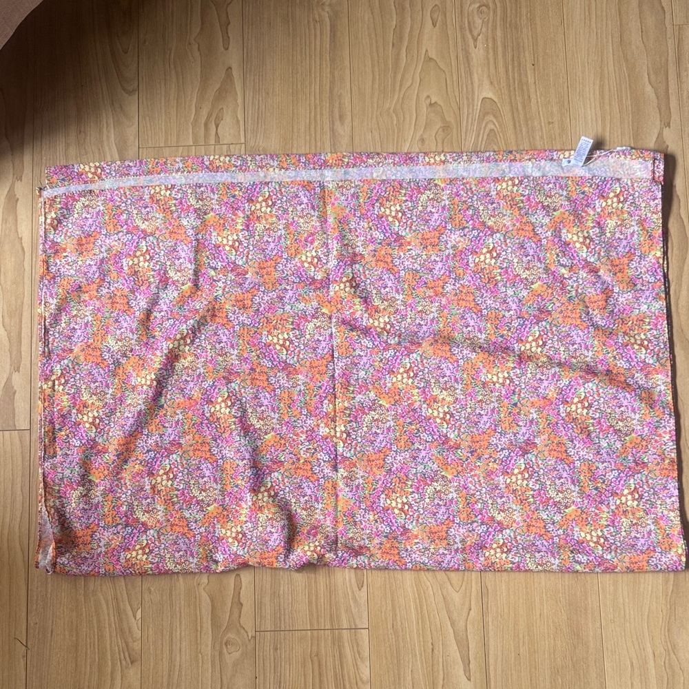 Floral Pink & Orange Swim Sarong Wrap